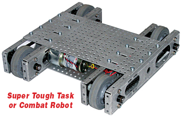 Aluminium store robot chassis